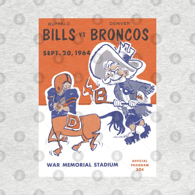 Vintage Buffalo Bills Program by DirtyD